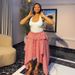 Women's High-Waisted Wrap Skirt – A-Line Asymmetrical Plaid Midi Skirt With Adjustable Ties, Summer Casual Skirt In Pink/Black/Coral/Red/Blue (S-2xl)_ecoleips.com