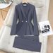 Women's Clothing Professional Suits For Spring Sophisticated Work Attire For Exams Interviews Commuting Formal Wear Jewelry Stores Beauty Salons_ecoleips.com