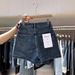 High Waisted Wide Leg Denim Shorts For Women European Style High End Design Summer Trendy A Line Hot Pants_ecoleips.com