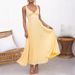 Women's Clothing New Suspenders Pleated Women's Suspenders Elegant Sexy Banquet Backless Dress_ecoleips.com