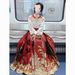 New Chinese Hanfu Mamian Skirt Heavy Embroidery Cloud Shoulder Engagement Spring Summer Petite Suit Plus Size National_ecoleips.com