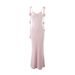 Verve Women's Sexy Evening With Decoration Floral Strap Long Dress_ecoleips.com