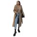 Women's Clothing Windbreaker Personality Street Lace Lapel Long Sleeved Warm Windbreaker Jacket_ecoleips.com