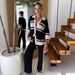 Women's Clothing Summer New Women's Clothing Fashion Hollow Striped Shirt Trousers Suit Knitted Two Piece Suit_ecoleips.com