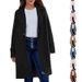Elegant Notch Lapel Wool Blend Coat For Women - Loose Fit Long Trench Coat With Button Closure, Warm Winter Overcoat In Classic Colors_ecoleips.com