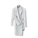 Spring New White Asymmetrical Trench Coat For Women, Slim-Fit Office Long Blazer Jacket With Waist Tie_ecoleips.com