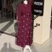 Muslim Dress Women's Elegant Floral Dress Round Neck Long Sleeve Slimming American Style Summer New Arrival_ecoleips.com