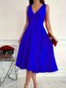 Women's Clothing Sleeveless V Neck Vest Fashion Casual Dress Evening Dress_ecoleips.com