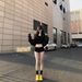 Women's American Style Low Rise Hot Pants Sexy Stretchy Tight Fitting Black Denim Shorts for Spring And Summer Wear_ecoleips.com