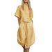 Women's Clothing Plus Size Casual Sportswear Sets For Women Loose Fitting Stylish Youthful Fashion Spring Summer_ecoleips.com