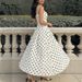 2026 Spring New Women's Clothing European And American Cross-Border Fashionable High-End Polka Dot Retro Strapless Dress_ecoleips.com