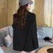 Women's Grey Suit Jacket Petite Style Design High End Casual Spring Autumn New Fashion_ecoleips.com