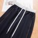 Blue Banana Pants Women's Autumn New High End Elastic Waist Solid Color Large Size Curved Knife Pants Casual Women's Pants_ecoleips.com