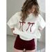 2025 Summer New Women's Loose Slimming Bowknot Print Fashion Top Short Sleeve T-Shirt Trend_ecoleips.com