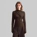 European American Cross-border 2026 Spring New Asymmetrical Half-high Collar Slim-fit Top Women, Suitable For Daily Wear_ecoleips.com