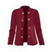 2023 New European And American Women's Clothing Fashion Cuff Small Blazer Double Button Cardigan Top_ecoleips.com