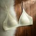 girl Kbra Milk Satin French Deep V Neck For Women Summer Strap Seamless Triangle Cup Small Chest Wireless Bra Thin_ecoleips.com