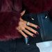 Burgundy Short Faux Fur Coat – Elegant Lapel Jacket For Women (S/M/L, Wine Red)_ecoleips.com
