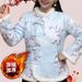 girl 2024 Autumn Winter New Chinese Fleece-Lined Thickened Retro Jacket Slimming Concealing Button Short Ethnic Style Cotton_ecoleips.com
