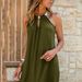 2026 Women Halter Sleeveless Solid Sequined Slim Fit Dress, Casual Elegant Summer Dress_ecoleips.com