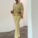 Women's Clothing Solid Color Lace Waist Top Temperament Fishtail Hip Skirt Suit_ecoleips.com