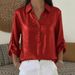 Aria Basics Aria Basics 2026 Cross-Border European And American Foreign Trade Hot-Selling New Style Turn-Down Collar Solid Color Long_ecoleips.com