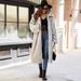 Women’s Long Lapel Faux Fur Coat – Winter Warm Plush Jacket, European Style Beige & Grey_ecoleips.com