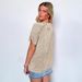 Spring/Summer Cross-Border New Street Style Fashion Trendy Brand Solid Color Round Neck Short Sleeve T-Shirt Top_ecoleips.com