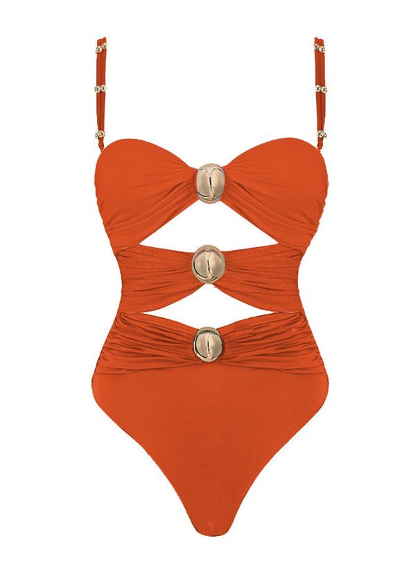 Women's Clothing One Piece Swimsuit Women's High End Huludao Swimsuit Sexy Hot Girl Tight Swimsuit_ecoleips.com