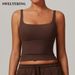 Breathable Sports Bra Anti-Sweat Fitness Top Women Yoga Bra Shockproof Crop Top Push Up High Strength Sport Bra Gym Workout Top_ecoleips.com