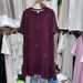 Women's Rhinestone Embellished Heart Dress European American Style Summer Loose Fit Slimming Round Neck Ruffled Hem Fashionable_ecoleips.com