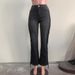 Y5270 European And American Women's Fashion Retro Fringed High-waisted Straight-leg Jeans_ecoleips.com