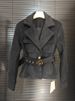 Korean-style High-end Metal Buckle Padded Thick Versatile Slim-fit Short Coat Elegant Straight-shoulder Woolen Blazer_ecoleips.com