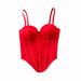 Women's Slim Fit Strapless Bra Top with Boning Soft Support Irregular Hem Short Tank Camisole Carefully Selected Outerwear_ecoleips.com
