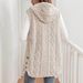 Reversible Fleece Hooded Vest For Women – Lightweight Zip-Up Cardigan, Soft & Cozy Fall Layering Essential_ecoleips.com