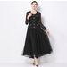 Women's Clothing Luxurious Lace Woven Two Piece Set With Metal Buckle Jacket And Full Skirt High End Hepburn Style For Women Round Neck_ecoleips.com