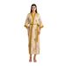 Aria Basics New Cross-border Bathrobe Pajamas For Women, High-end Spring Autumn Satin Chiffon European And American Style Home Wear,_ecoleips.com