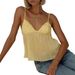 Women's Clothing Sexy Lace Perspective Backless Temptation Suspender Top Cross Border Pleated Small Vest_ecoleips.com