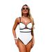 Voya 2026 Popular Foreign Trade One-piece Swimsuit Women, Sexy Bikini For Hot Springs, Tummy-concealing And Slimming Swimwear_ecoleips.com