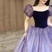Elegant Starry Purple Princess Dress French Style Evening Gown for Banquets And Annual Meetings Women's Toast Dress 2026 New Style_ecoleips.com