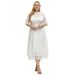 Large Size Women's New Lace Evening Dress High Quality Bridesmaid Dress_ecoleips.com