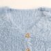 Women's V-Neck Short Cardigan Sweater Lightweight Long Sleeve Open Front Casual Knitwear For Spring & Fall_ecoleips.com