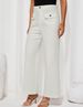 K Women's High-waisted Wide-leg Pants With Pockets_ecoleips.com
