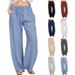 Voya Women's European And American Foreign Trade Casual Cotton Linen Women's Loose Yoga Casual Pants_ecoleips.com