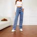 Cross-border Foreign Trade Women's Clothing, New European American Style Washed Denim Jeans For Women, 2025 Autumn And_ecoleips.com