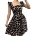 2025 Summer Leopard Print Lace-up Backless Ruffle Hem Dress_ecoleips.com
