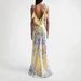 Stylish Ethnic Tribal Pattern Spaghetti Strap Open Back Floral Printed Slim Fit Boho Maxi Dress_ecoleips.com