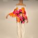 K New Women's Printed Round Neck Loose Bat Sleeve Waist Wide Leg Pants Fashion Set. No Necklaces Or Other Accessories_ecoleips.com