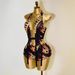 Women's Sexy Fit Jumpsuit Deep V Neck Halter Neck Letter Print Summer New_ecoleips.com