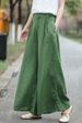 Suitable For All Seasons Ramie High-Waisted Wide-Leg For Women 2025 Summer New Loose Plus Size Linen Elegant Solid Color Straight-Leg Pants_ecoleips.com